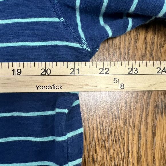 Southern Tide Sweatshirt Mens Large Blue Striped Pullover Drawstring Fishing - Picture 10 of 11